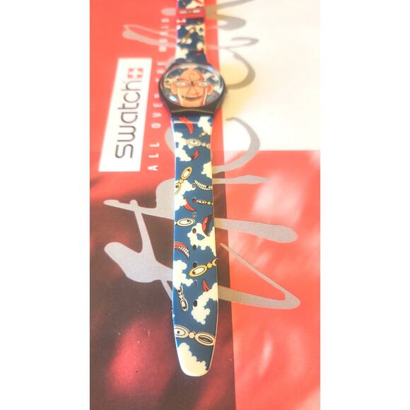 Swatch watch LOOKA GZ700 1996 Collectors Special Designed by S. Pirovano NEW - Picture 6 of 16